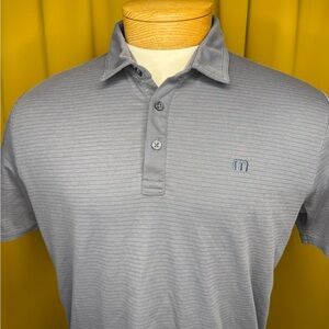 Travis Mathew Light Gray Polo Shirt